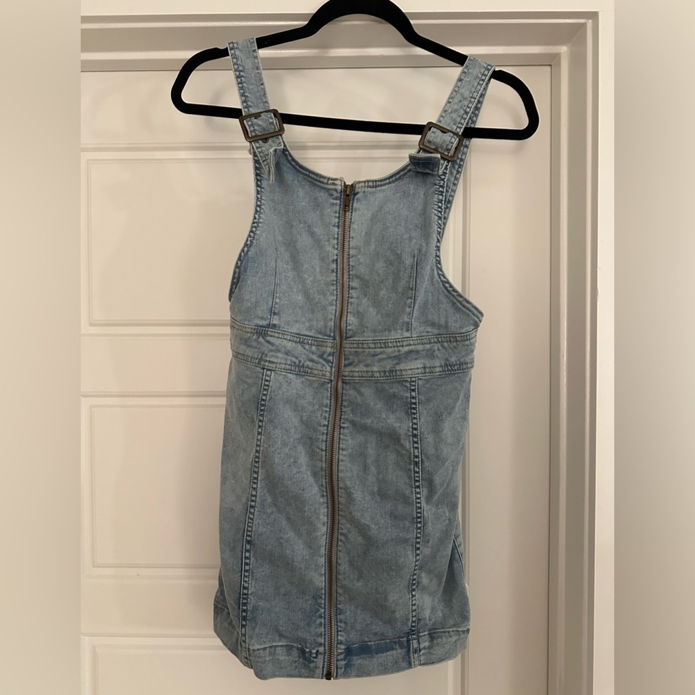 Free People mini denim dress